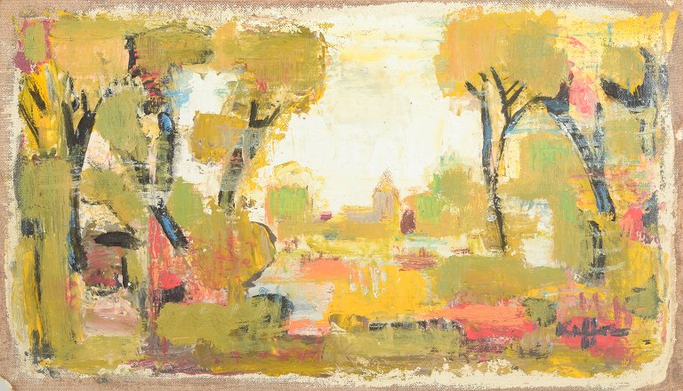 Charles Kiffer (1902–1992)
Landscape.
Oil on canvas. 1960s.