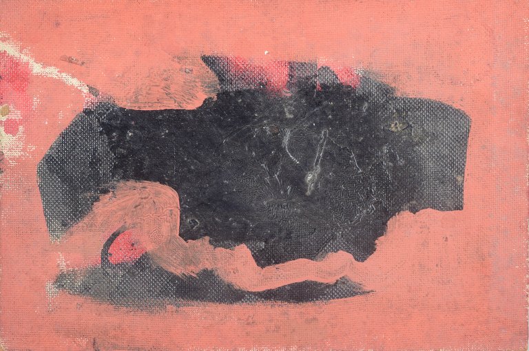 Charles Kiffer (1902–1992)
Abstrakt komposition.
Olie på plade. 1960’erne.