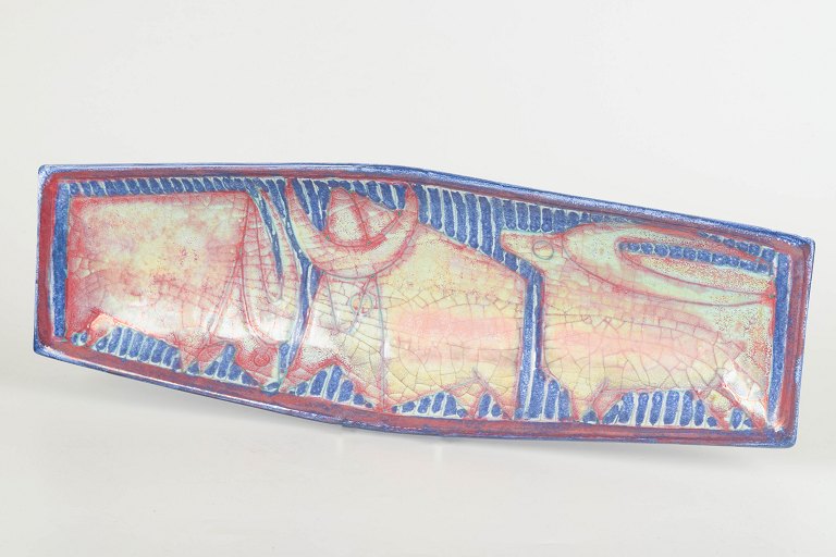 Marianne Starck for Michael Andersen
Oblong dish, 1960s.