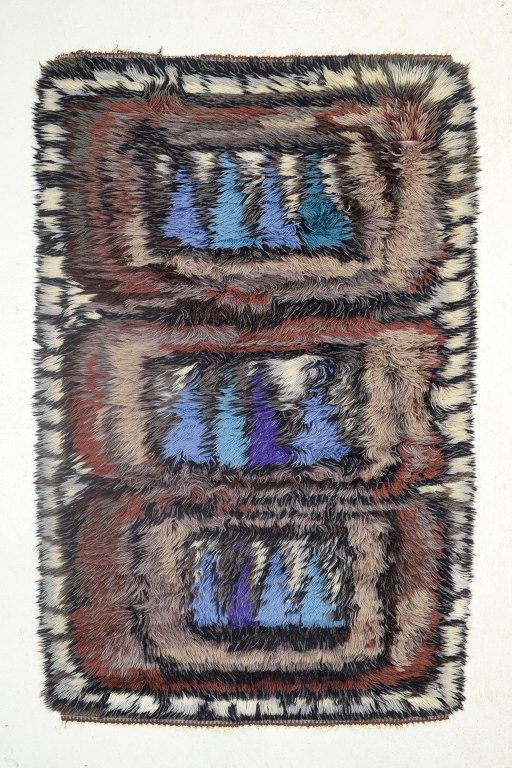 Scandinavian designer
Rya carpet, 1960/70s.