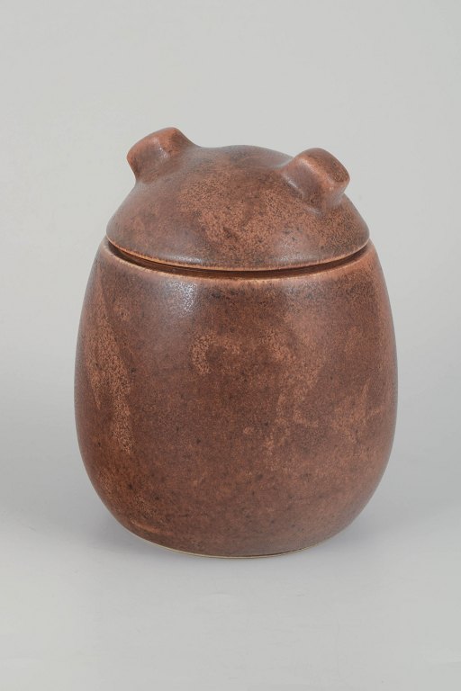 Erik Rahr for SaxboLidded jar, mid 20th century.