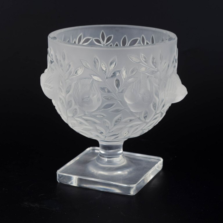 René LaliqueVase on foot, 1970s.