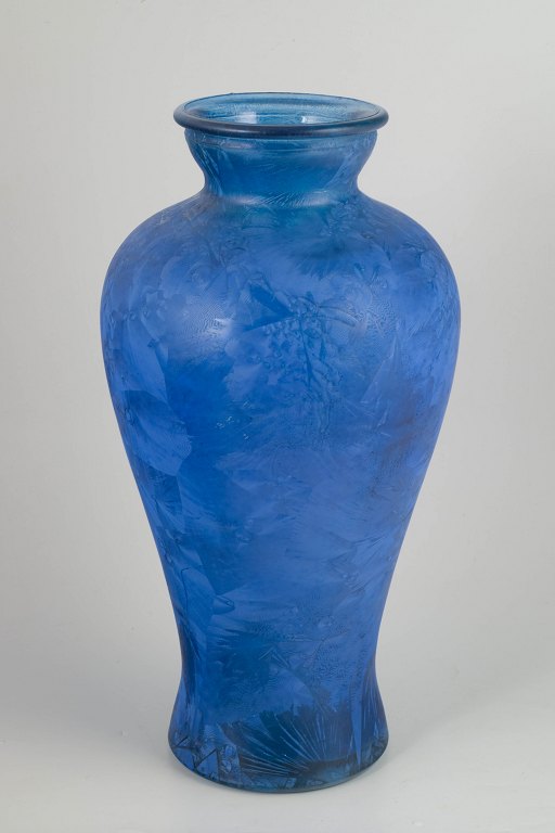European art glass, floor vase.