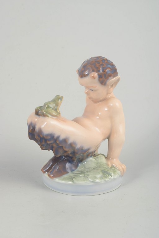 Royal Copenhagen, faun figurine.