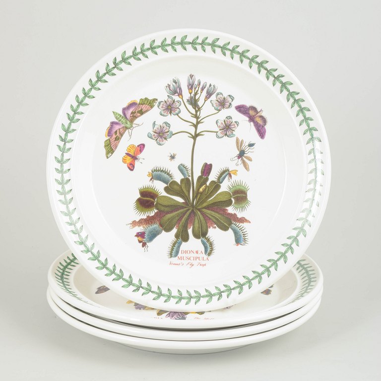 Portmeirion England, set of 4 dinner plates.