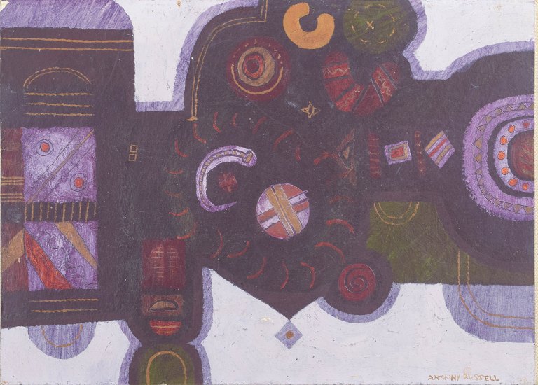 Anthony Russell, "Night Thoughts", mixed media.