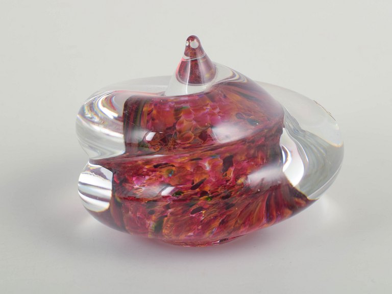 Fm Konstglas, sculptural glass figure.