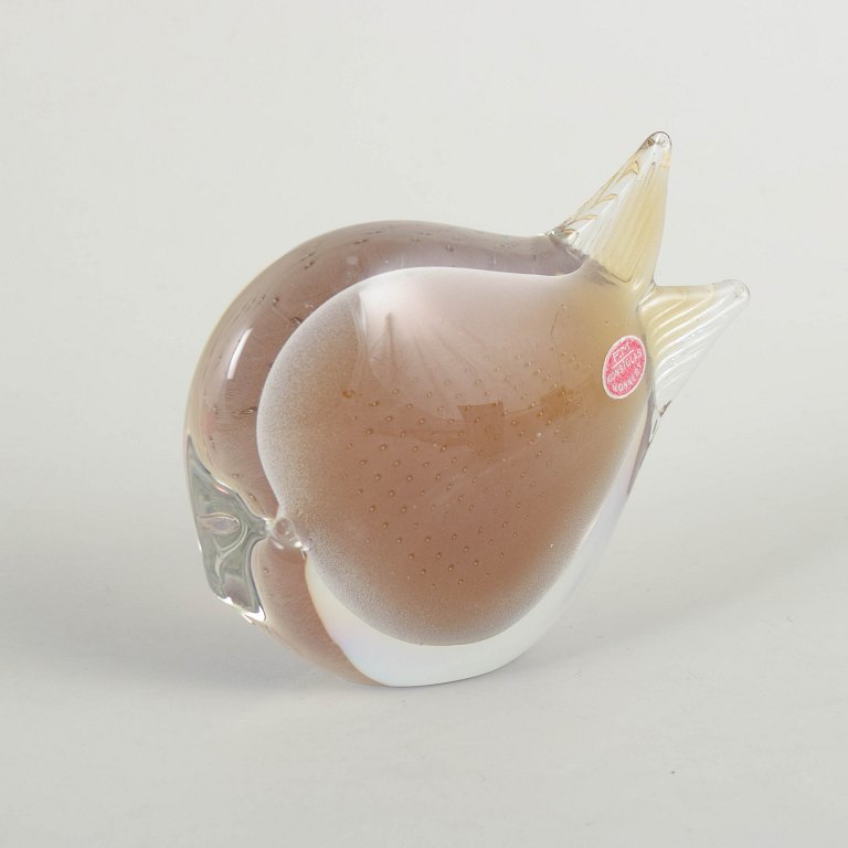 Fm Konstglas, fish sculpture.
