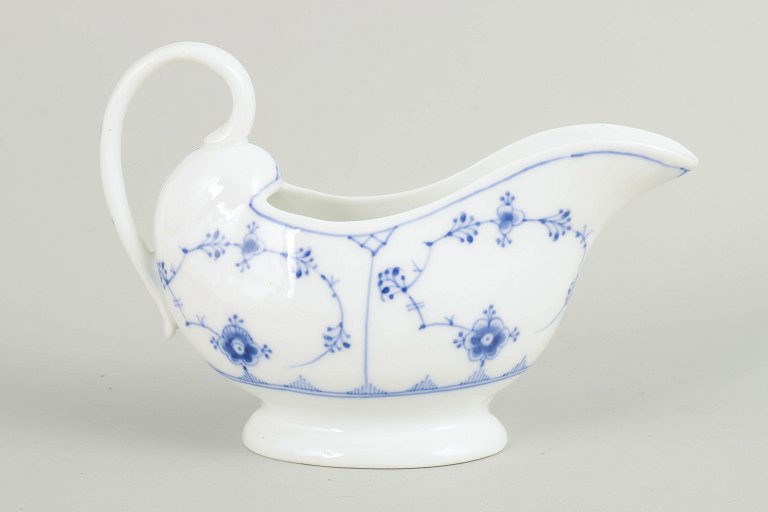 Royal Copenhagen Blue Fluted Plain sauce boat.