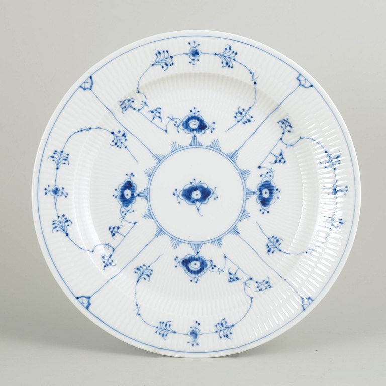 Royal Copenhagen Blue Fluted Plain large round platter.