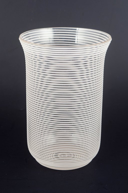 European studio glass, vase.
