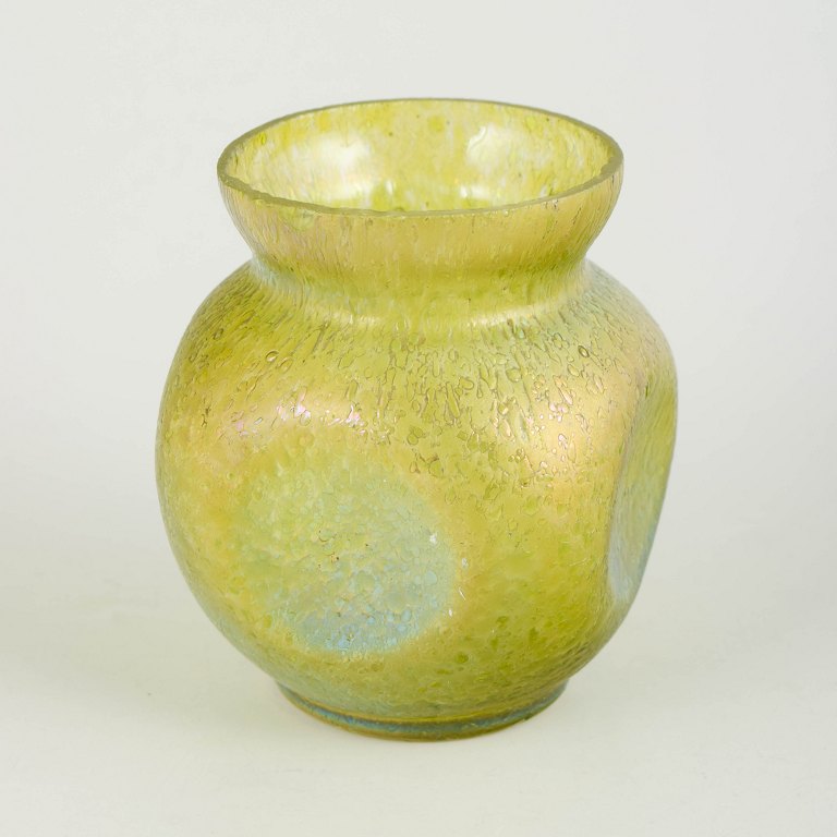 Loetz iridescent glass vase.