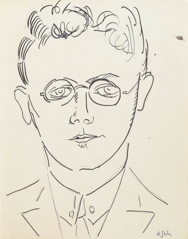 Eugène de Sala, drawing.