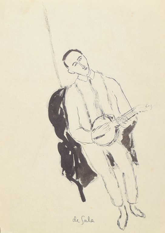 Eugene de Sala, drawing.