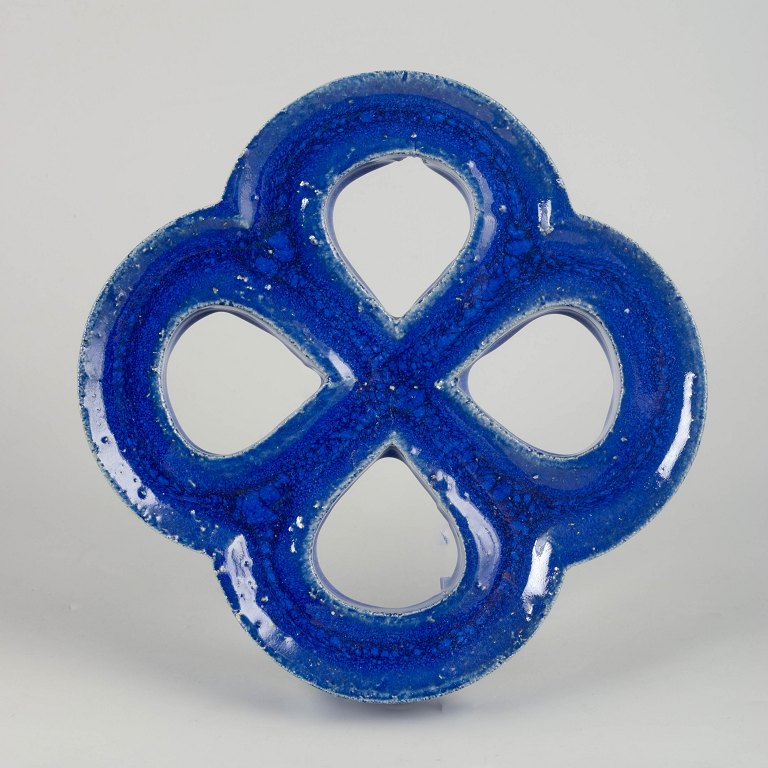 Gustavsberg wall relief with hanging hole.