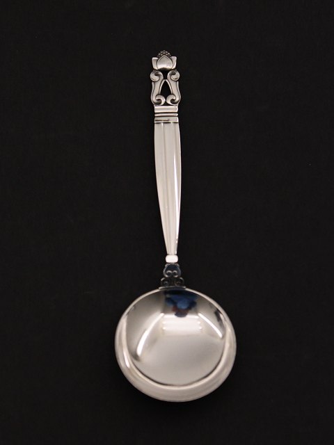 Georg Jensen Acorn sterling silver bouillon spoon