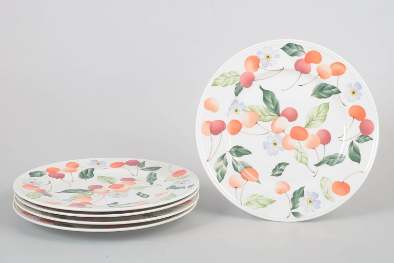 Villeroy & Boch "Amigo", set of five lunch plates.