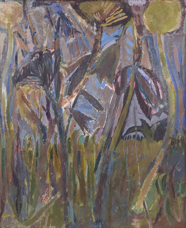 Jerker Helander, modernist still life, listed Swedish artist.