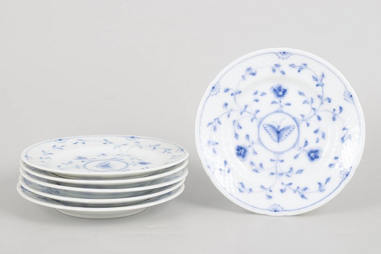 Bing & Grøndahl Butterfly, set of six cake plates.
