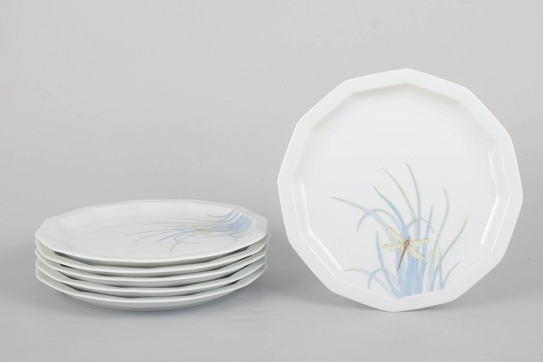 Tapio Wirkkala for Rosenthal, "Dragonfly" salad plates.