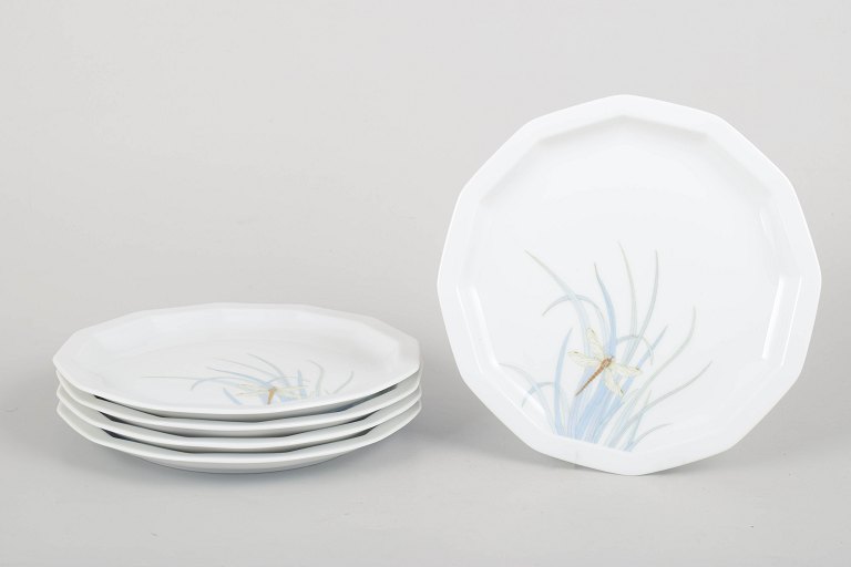 Tapio Wirkkala for Rosenthal, "Dragonfly" salad plates.