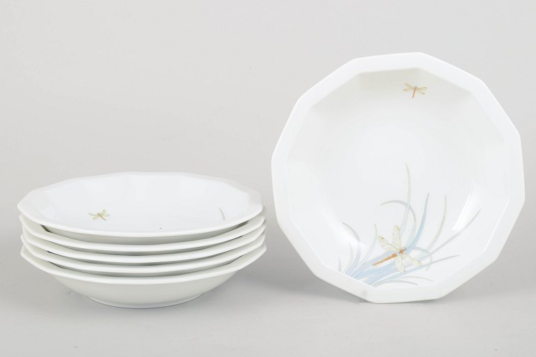 Tapio Wirkkala for Rosenthal, "Dragonfly" deep plates.