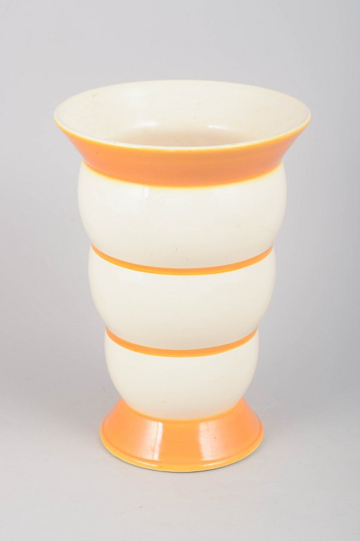 Villeroy & Boch, large Art Deco faience vase.