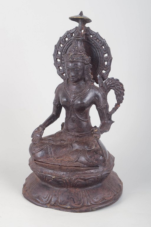 Buddhist bronze figure.