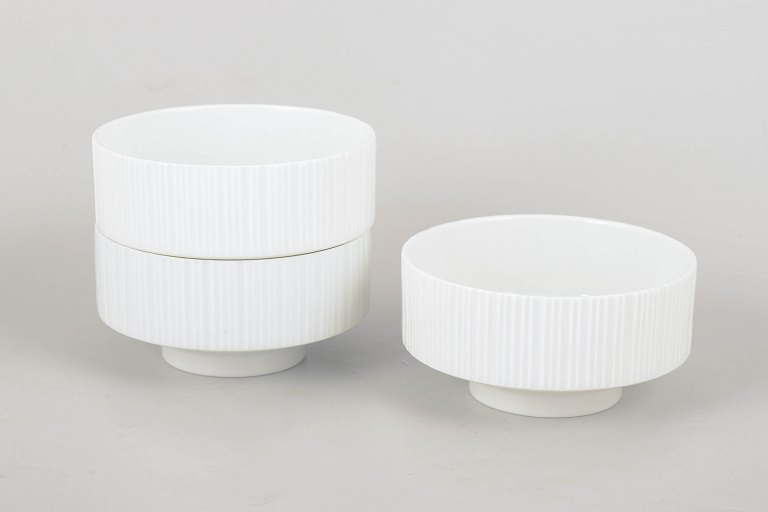 Tapio Wirkkala for Rosenthal, set of three bowls.