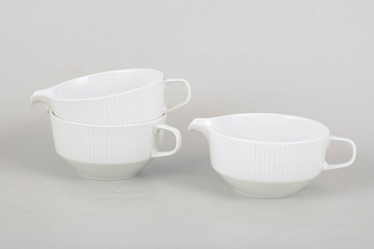 Tapio Wirkkala for Rosenthal, set of three sauce boats.