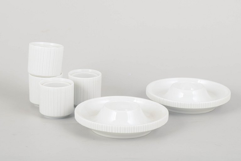 Tapio Wirkkala for Rosenthal, set of six egg cups.