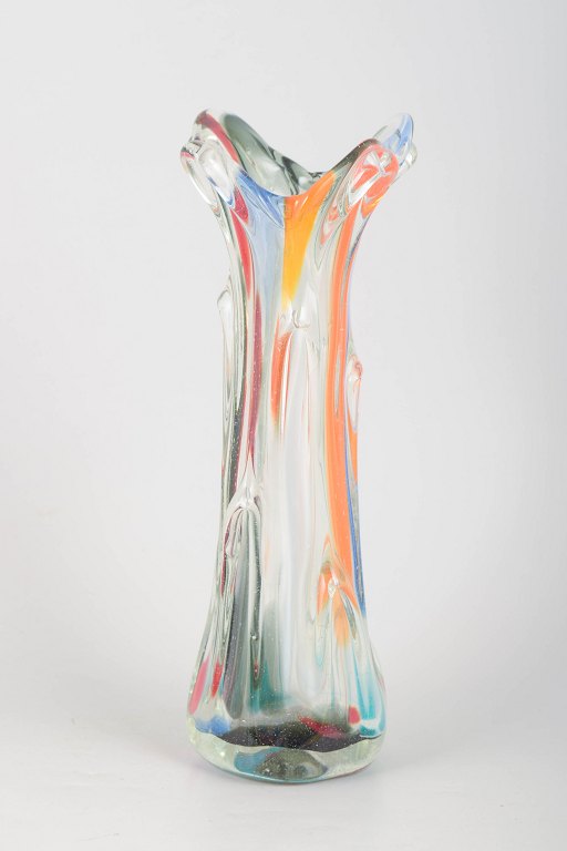 Murano, art glass vase.