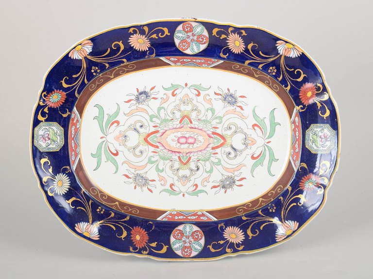 Ashworth Bros, England, oval meat serving platter.