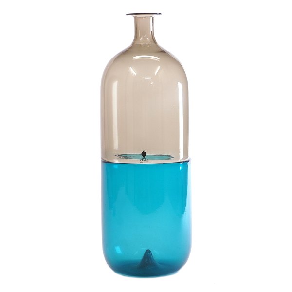 Tapio Wirkkala Flaschenvase von Venini, Murano 1986. Signiert, Modellnummer 503. H: 30cm. D: 10cm