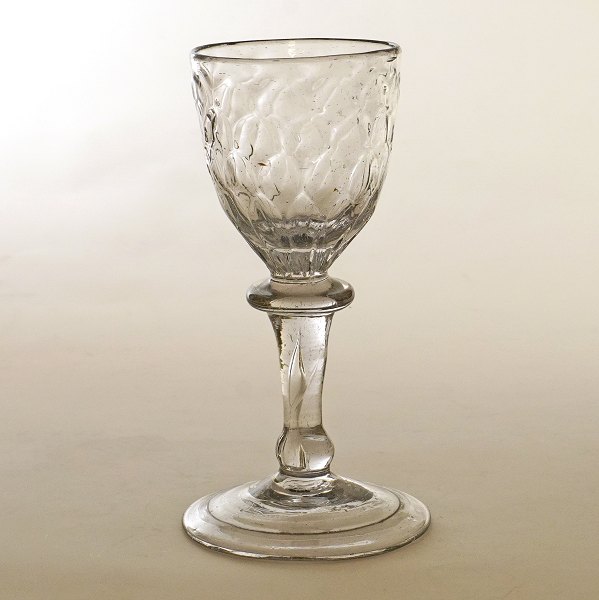 Norwegian Nøstetangen glass. H: 15,3cm