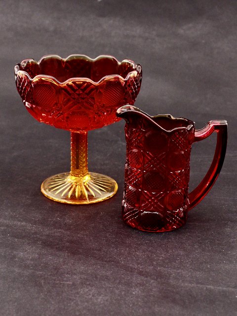 Odense glassworks sugar and cream set